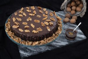 Bolo de Chocolate e Noz
