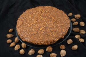 Tarte de Amêndoa e Caramelo